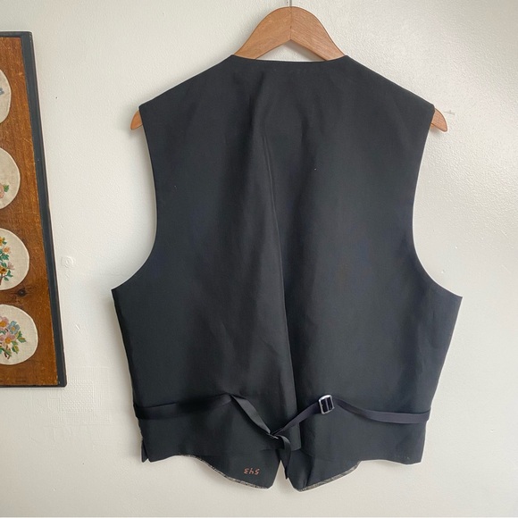 Oleg Cassini Vintage Abstract Waistcoat Vest - Picture 9 of 16